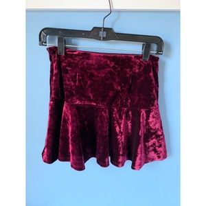 Forever 21 Velvet Skirt